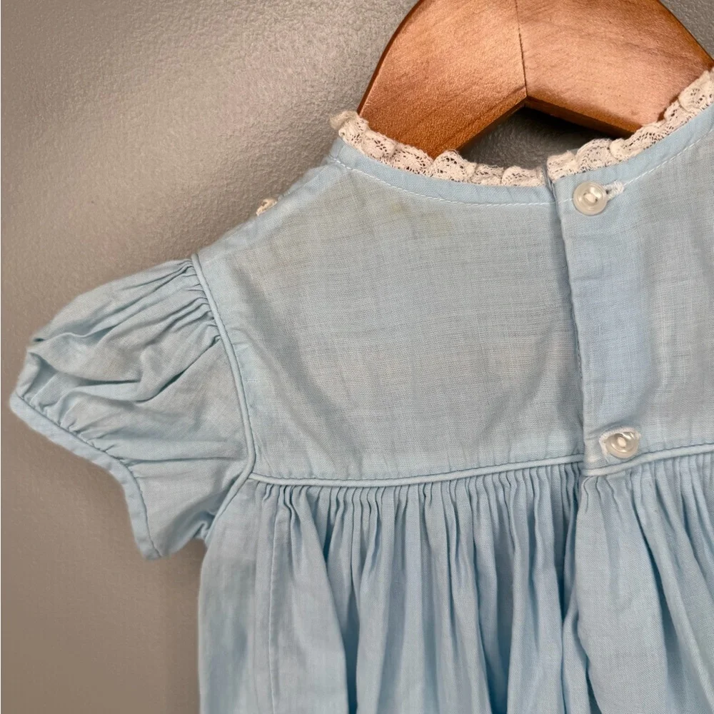 Nanette Originals Vintage 1950s - 1960s Baby Blue Babe Frock Dress